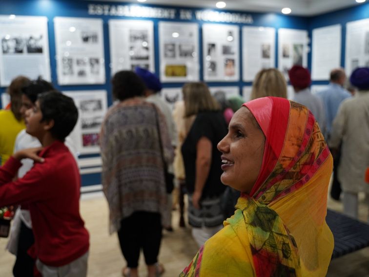 Woman in Museum