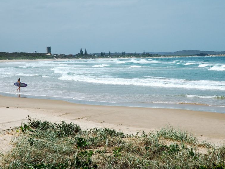 Surf at Wooli Main Beach