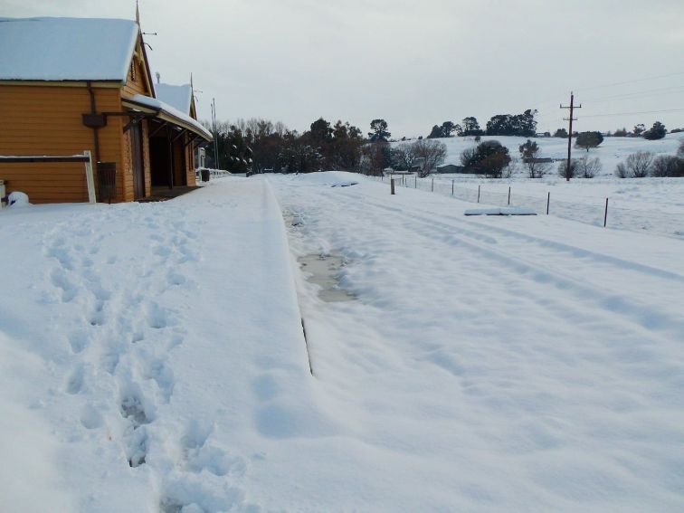 Crookwell Station In The Snow