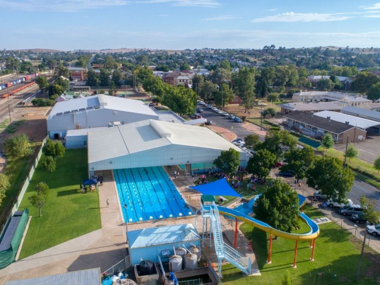 Junee Rec Centre Aerial