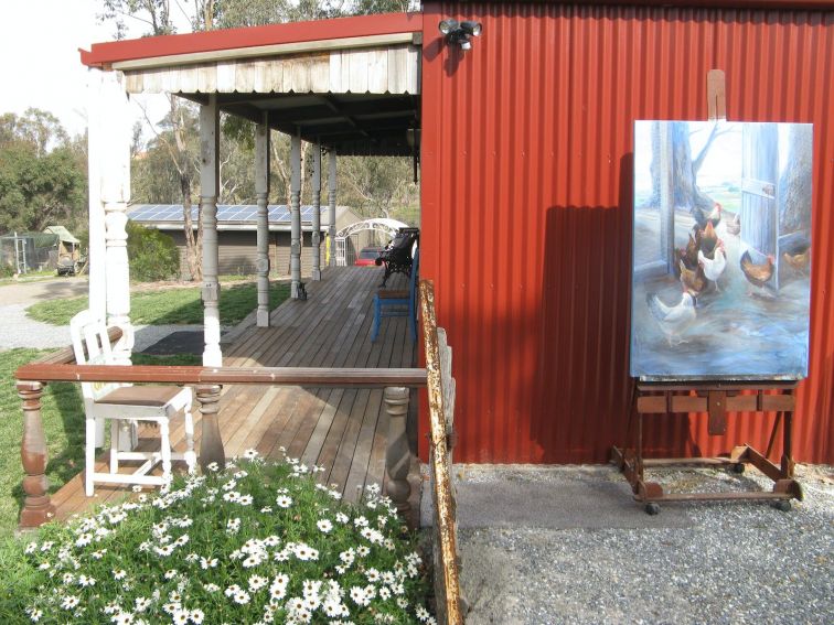 Entrance to Karen James Art Gallery & Studio, Bathurst.