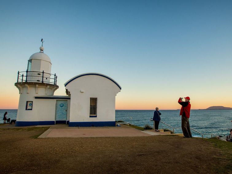 Dusk at Tacking Point Lighthouse