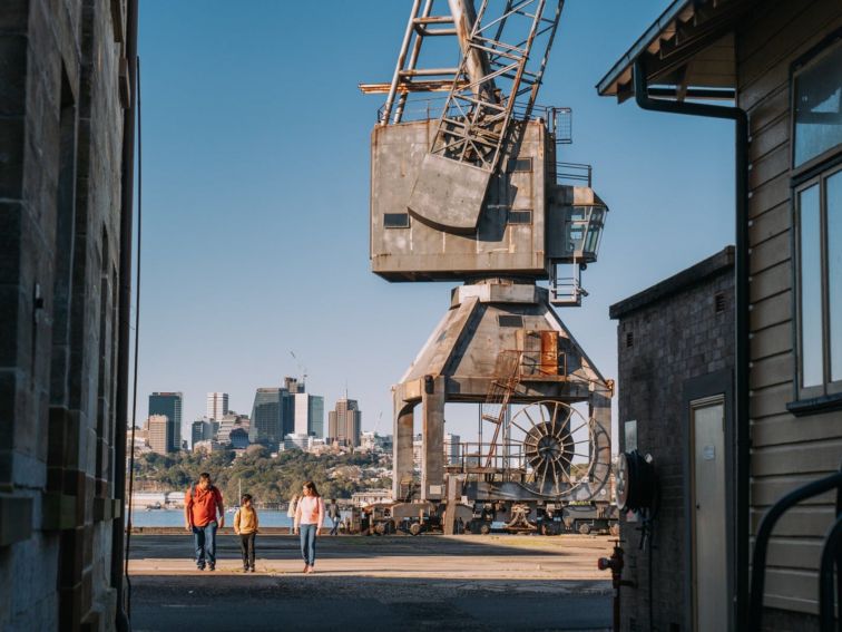 Cockatoo Island-Heritage Crane-Sydney Harbour