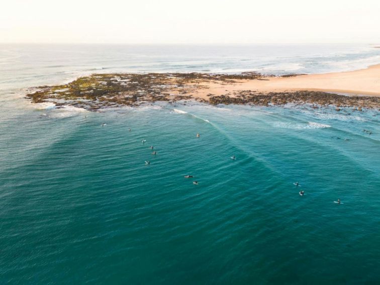 Flat Rock Beach Ariel  View