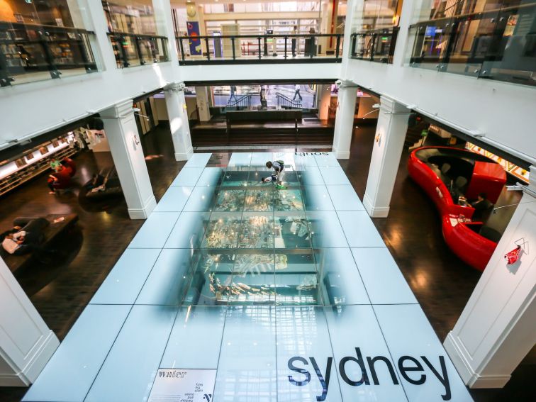 Model of Sydney inside Customs House