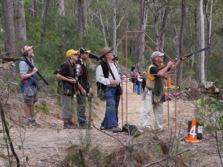 Clay target shoot