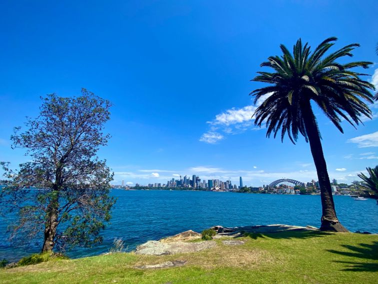 Views to the Harbour Bridge from Cremorne Point