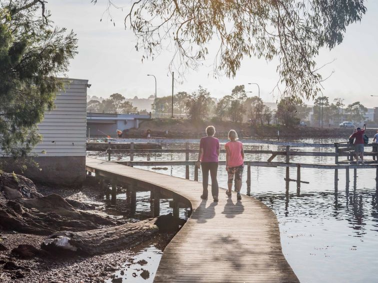 Merimbula, Boardwalk, walks, Sapphire Coast