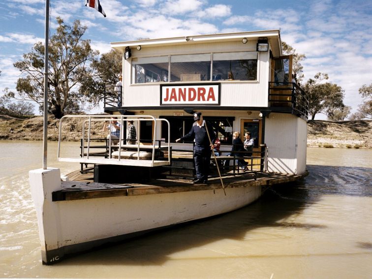 The Jandra Paddlesteamer on the Darling River at Bourke