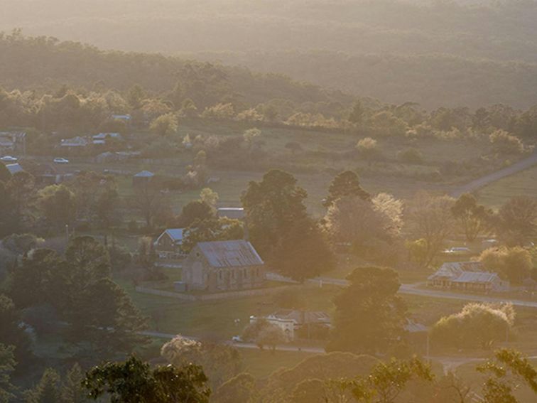 Bald Hill lookout, Hill End Historic Site. Photo: John Spencer