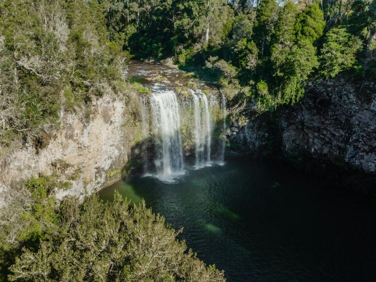 Aerial View of Dangar Falls