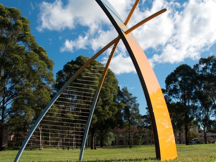 Sculpture Walk at Western Sydney University Campbelltown Campus