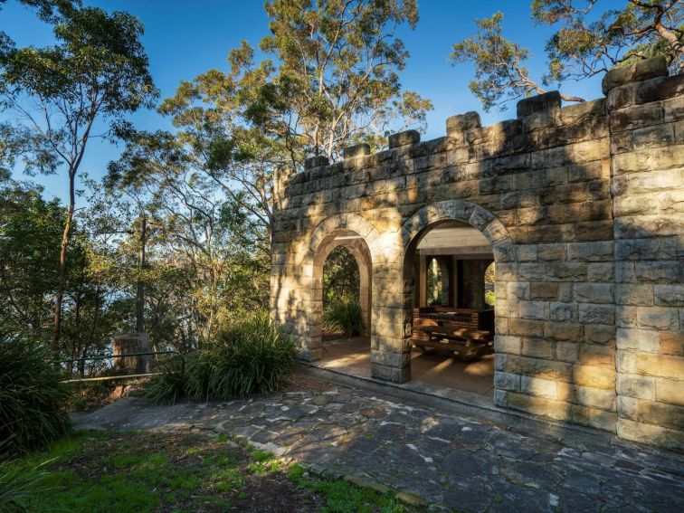 Sandstone Castle in Oatly Park