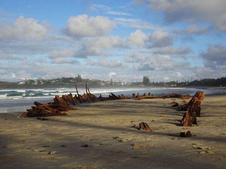 Buster Shipwreck Woolgoolga Beach