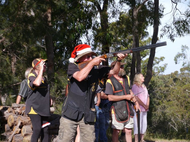 Clay target shoot