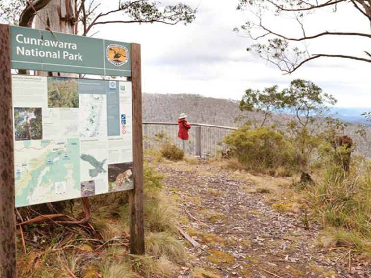 Beech Lookout, Cunnawarra National Park. Photo: Rob Cleary &copy; OEH