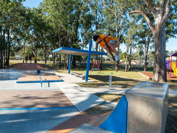 Broke Skate Park Stewart McTaggert  near McNamara Park