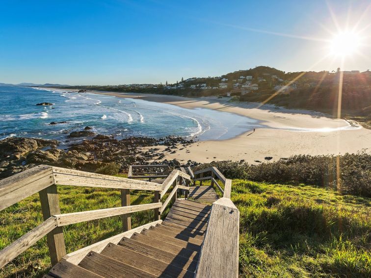 Lighthouse Beach Coastal Walk Stairs