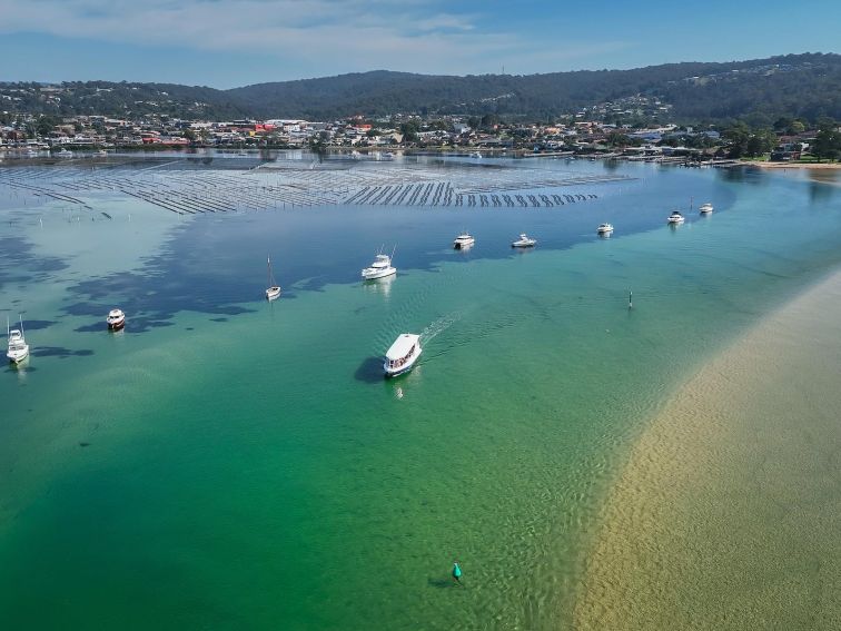 Merimbula Lake, Sapphire Coast NSW, fishing, boating, South Coast