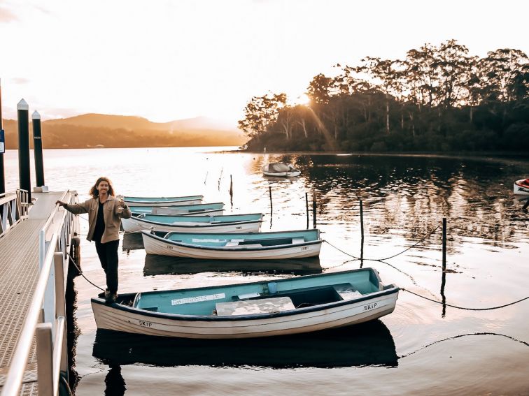 Sunny's Kiosk boat hire, Merimbula Lake, fishing, Sapphire Coast NSW