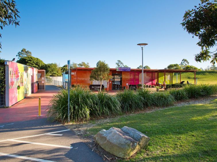 Cafe and Entry to Mt Penang Gardens