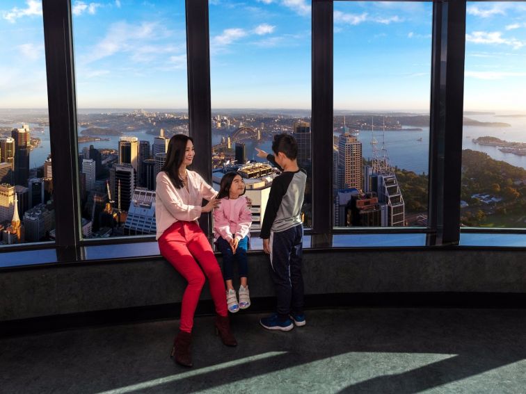 Sydney Tower Eye inside attraction