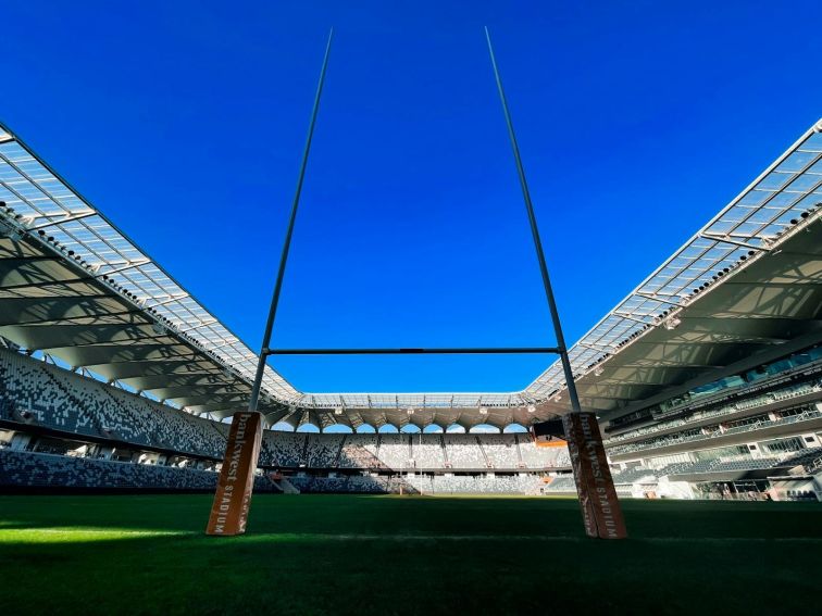 Goal posts at Bankwest Stadium