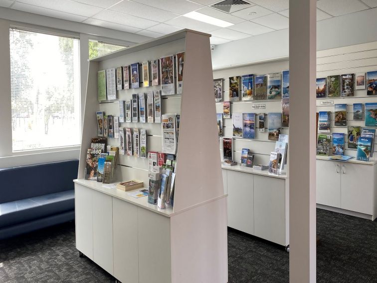 View inside Wellington Visitor Information Centre