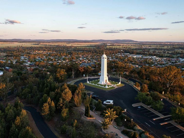 View of Memorial Hill