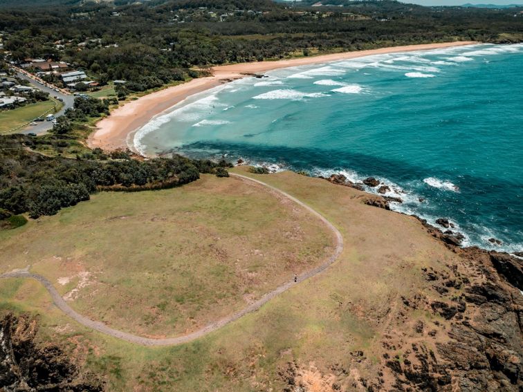 Looking at Emerald Beach