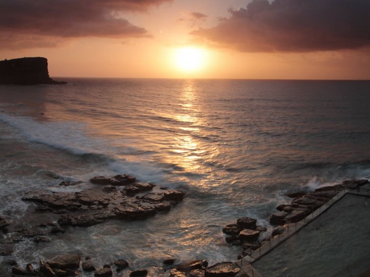 Avalon Beach at sunrise, Northern Beaches