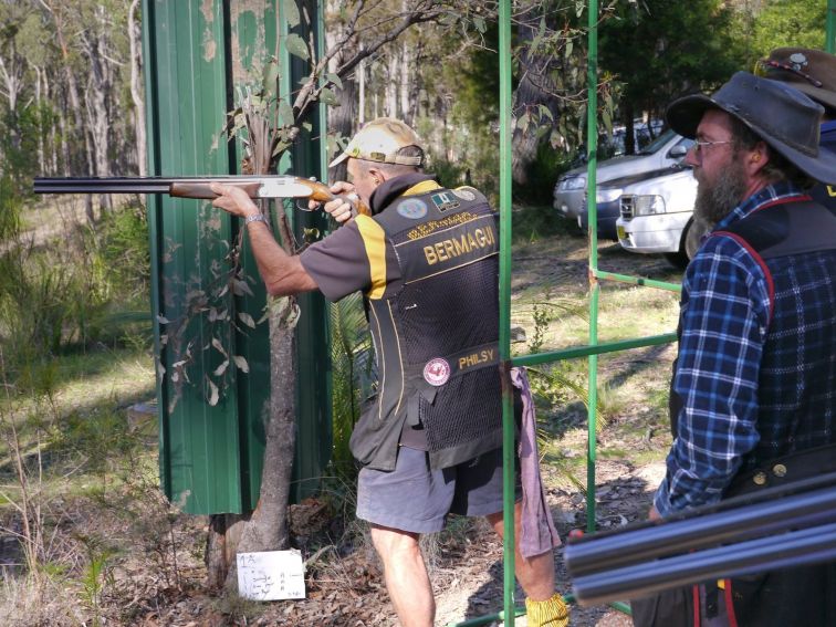 Clay target shoot