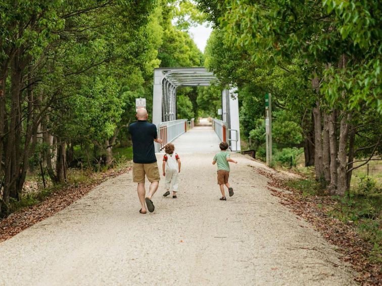 Dunbible Bridge on the Rail Trail