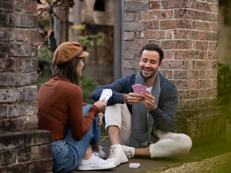 Couple relaxing in the heritage-listed award-winning Paddington Reservoir Gardens, Paddington