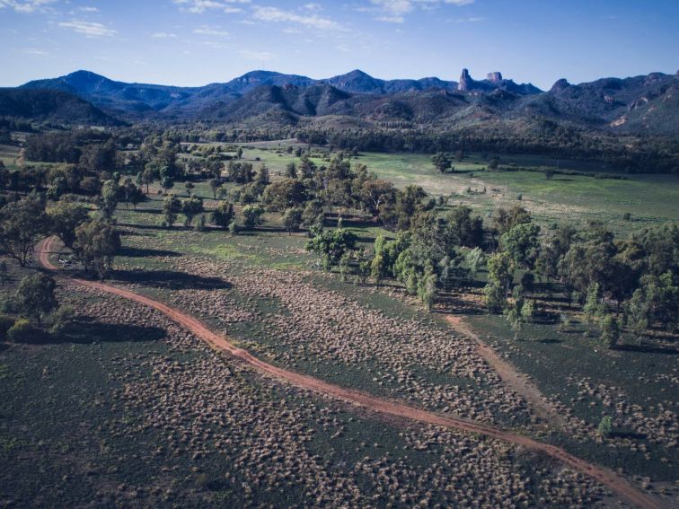 Sights while on a cycling tour in the Warrumbungles