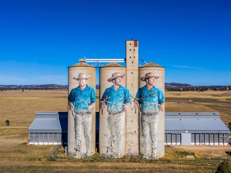 Barraba Silo Art