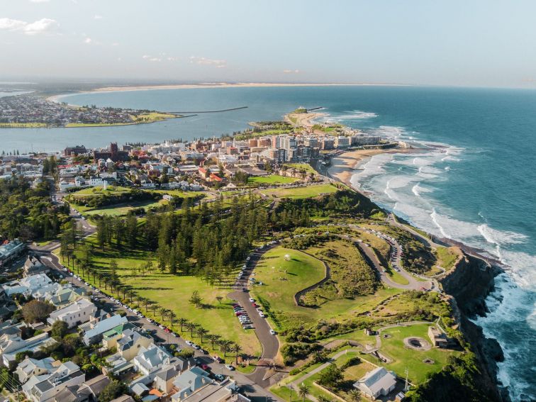 King Edward Park from the air