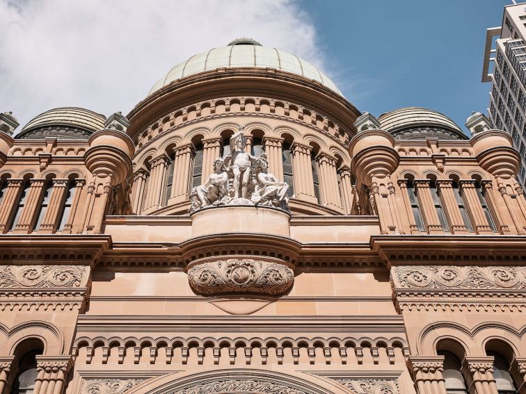 Queen Victoria Building Romanesque architecture