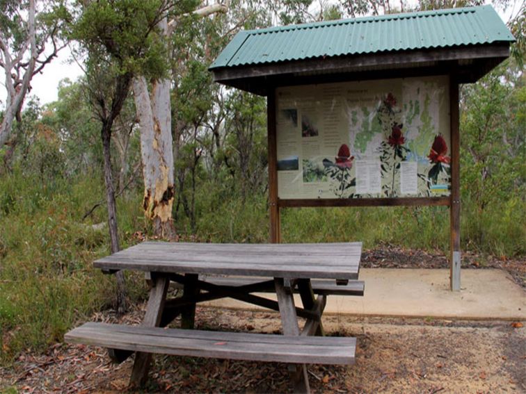 Picnic table at Ironbark picnic area. Photo: John Yurasek &copy; OEH