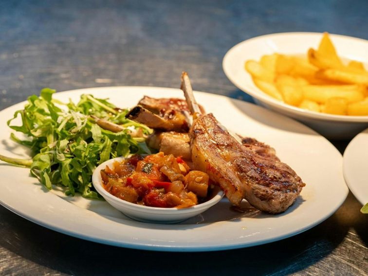 A delicious meal at Chisholm's Restaurant, Jenolan Karst Conservation Reserve. Photo: Jenolan Caves