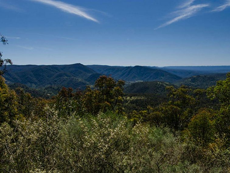 Lookout over the mountains, Nattai National Park. Photo: John Spencer &copy; DPIE