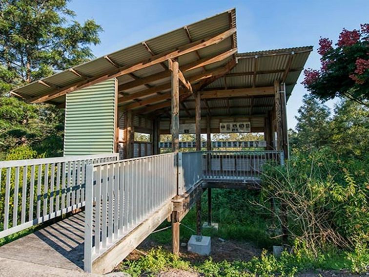 Seaham Swamp Bird Hide, Seaham Swamp Nature Reserve. Photo: John Spencer