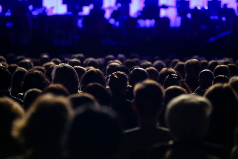 Audience at an event