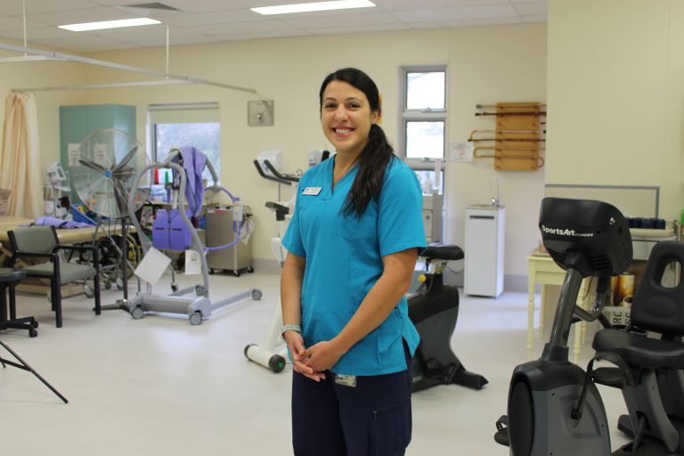 Nurse in uniform