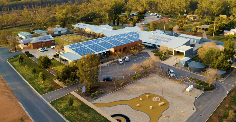 Balranald Multipurpose Service facility aerial view