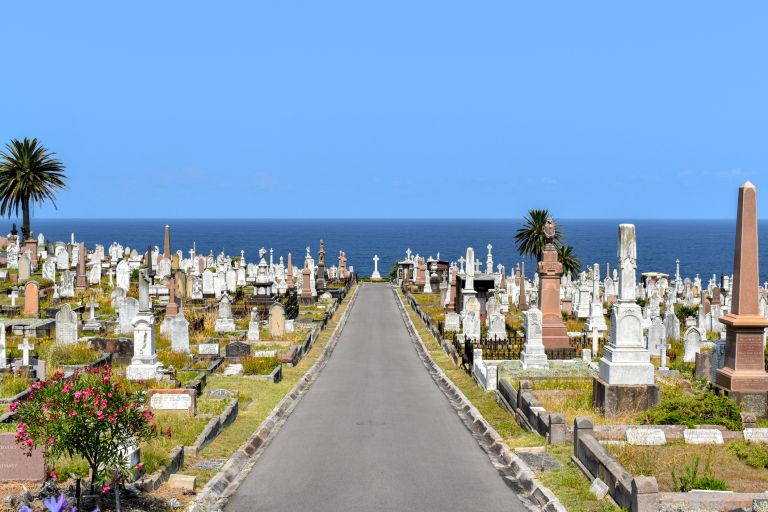 Waverley Cemetery in Sydney NSW