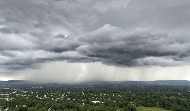 Grey storm clouds