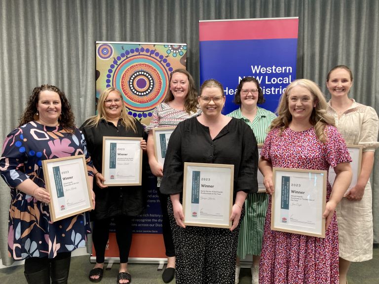 WNSWLHD 2023 Allied Health Awards winners