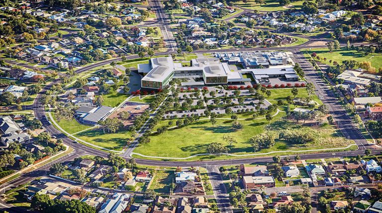 Griffith Hospital Aerial Hero Banner