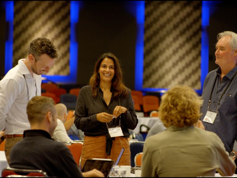 Image of a people at a conference